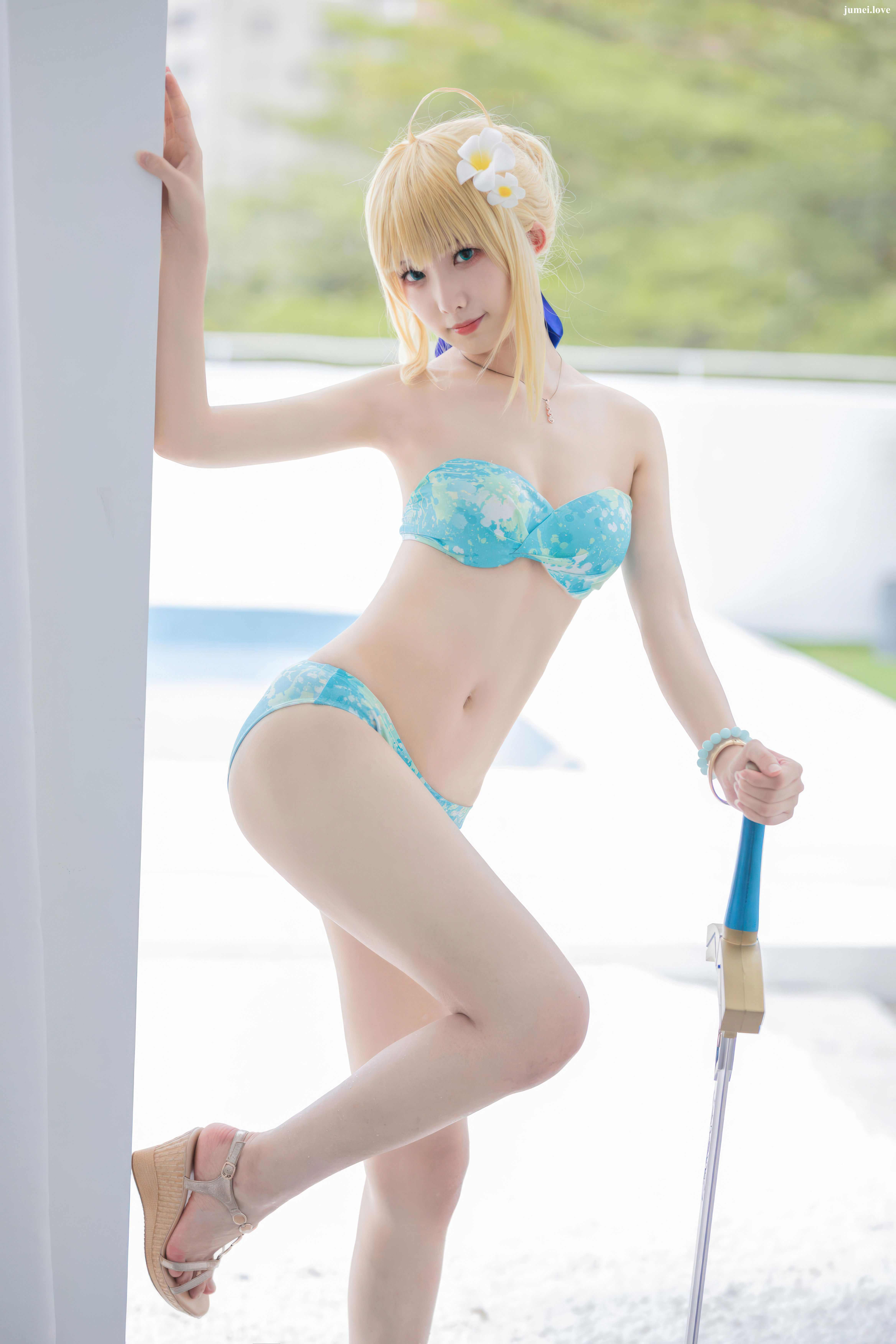 动漫博主封疆疆v - FGO Saber 泳装 第31张