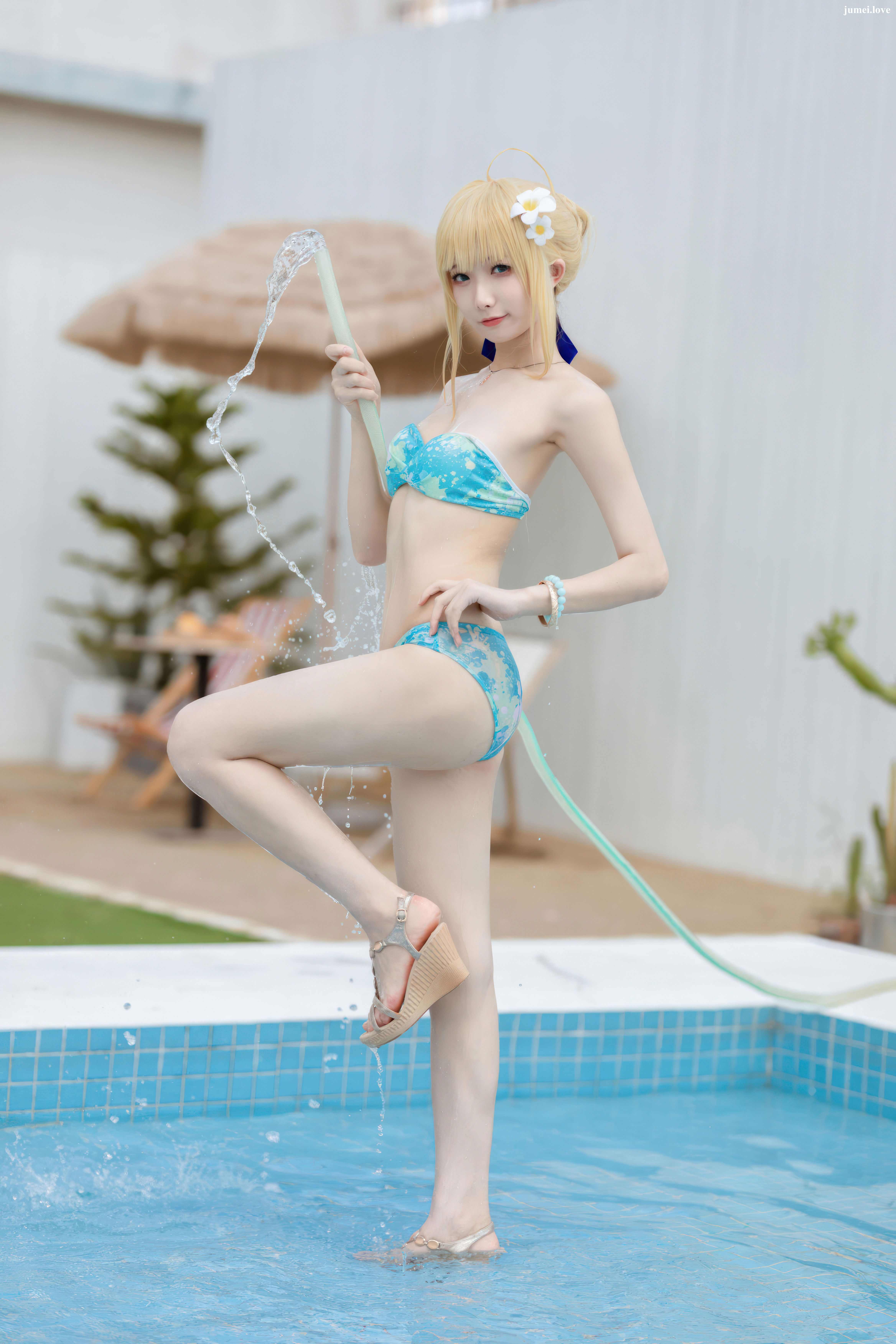 动漫博主封疆疆v - FGO Saber 泳装 第38张