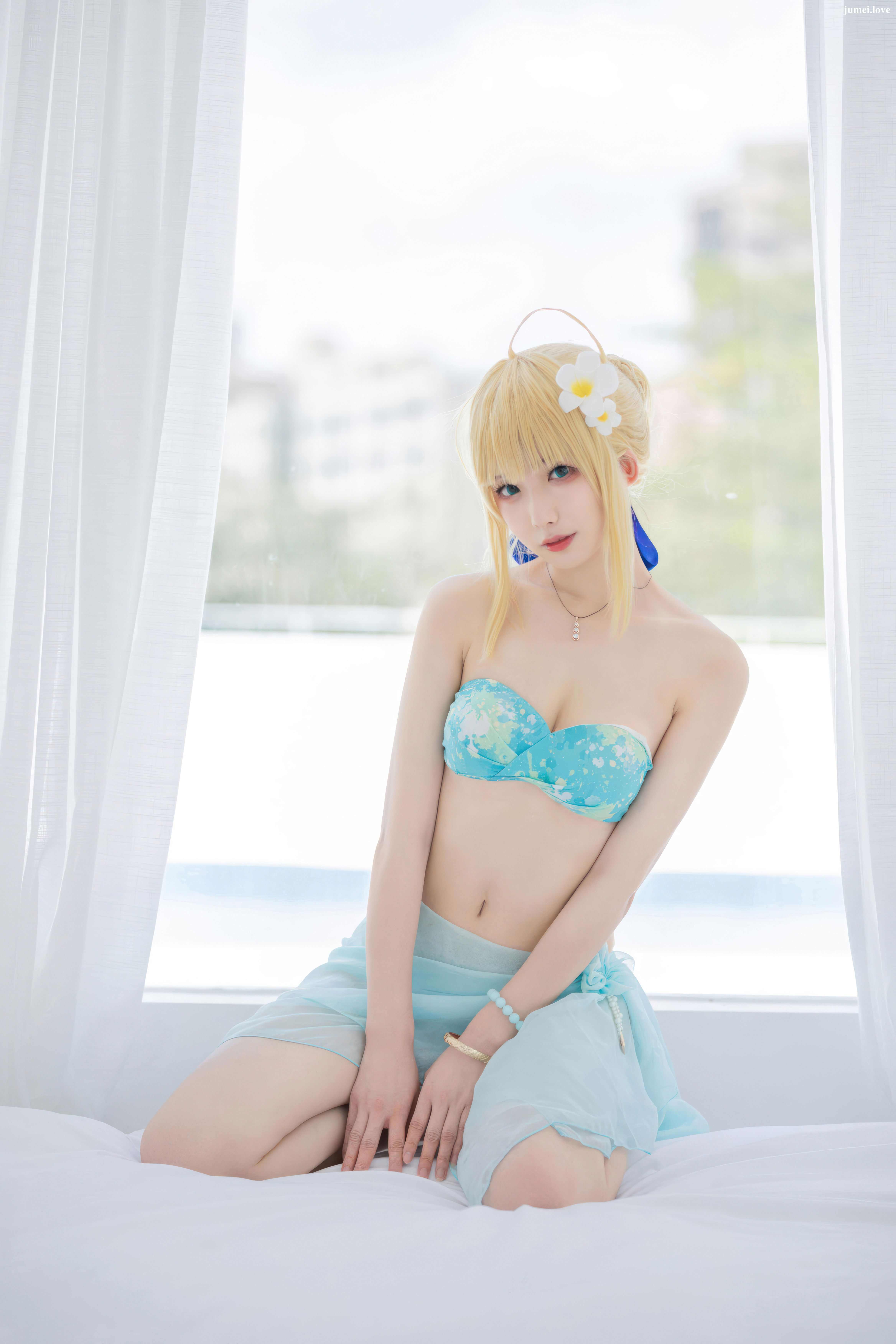 动漫博主封疆疆v - FGO Saber 泳装 第46张