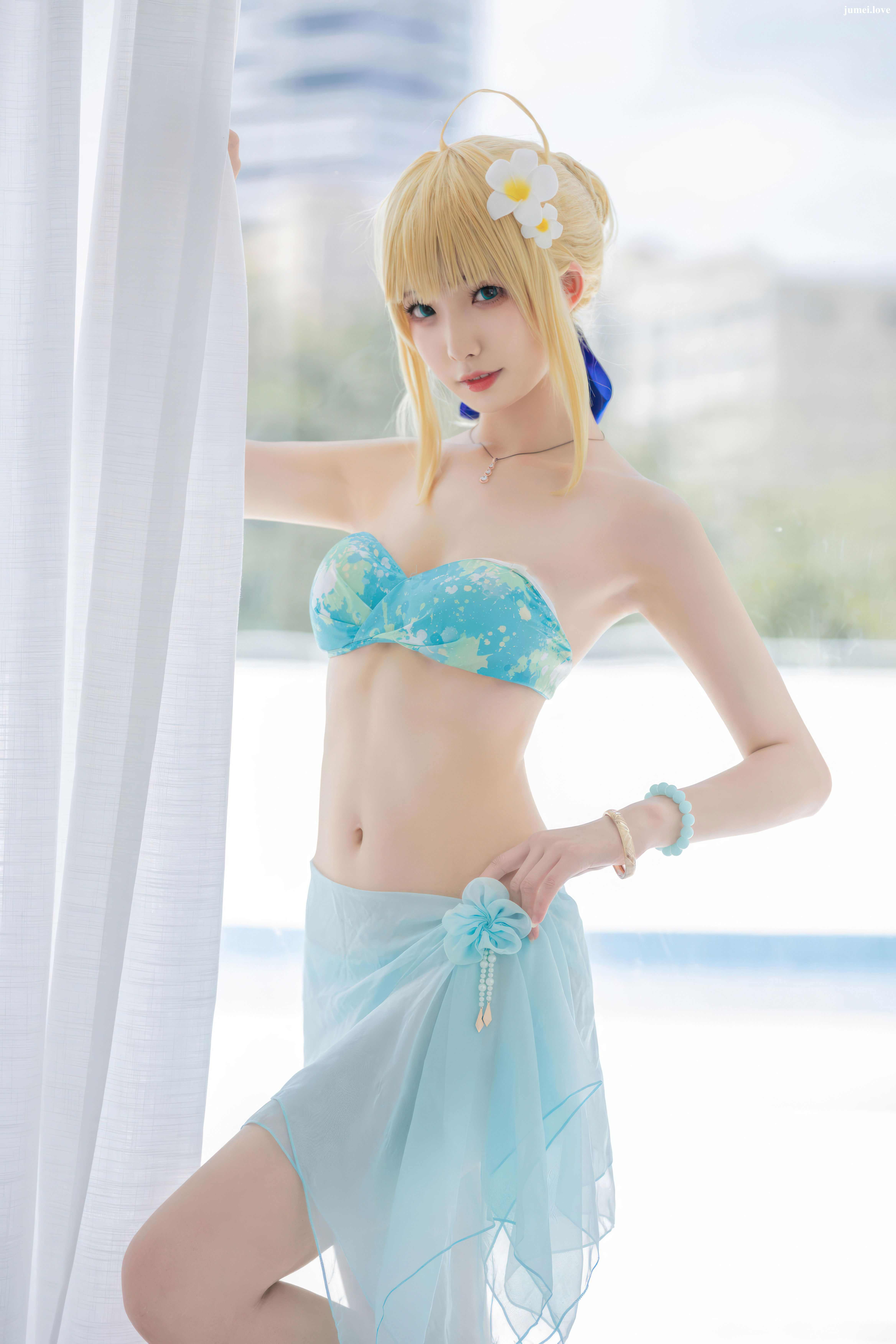 动漫博主封疆疆v - FGO Saber 泳装 第48张