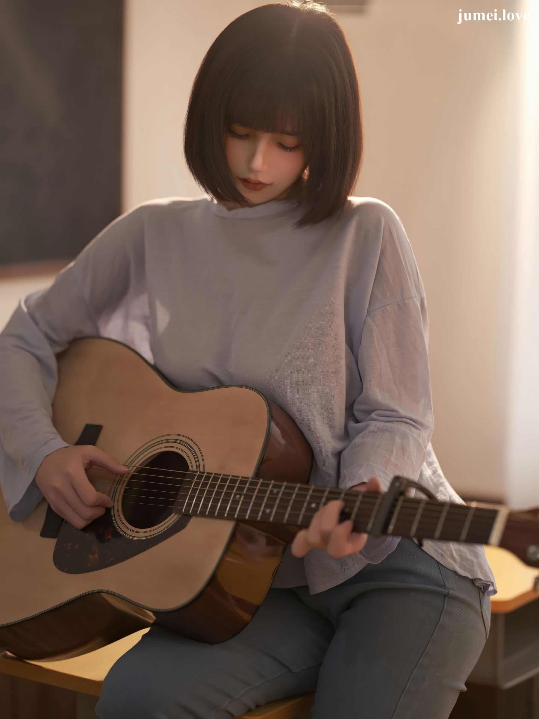 动漫博主小仓千代w - 吉他少女 第2张