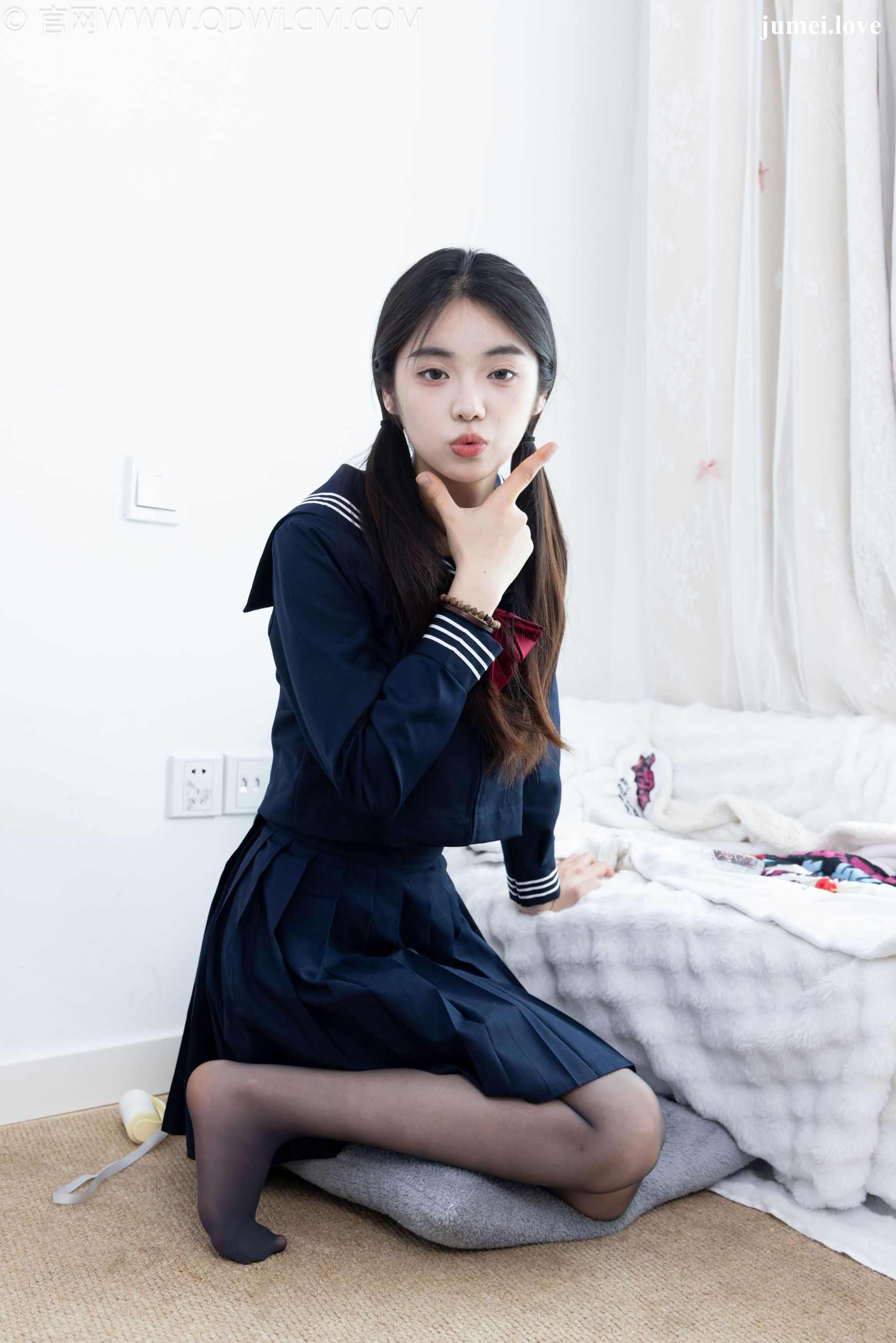 物恋传媒 No.2703 青提 - JK制服、皮鞋、薄黑丝 第112张