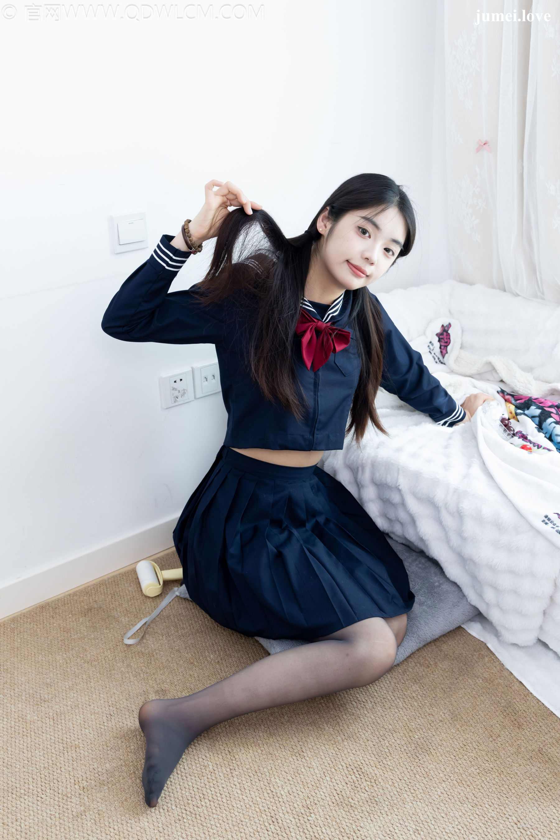 物恋传媒 No.2703 青提 - JK制服、皮鞋、薄黑丝 第114张