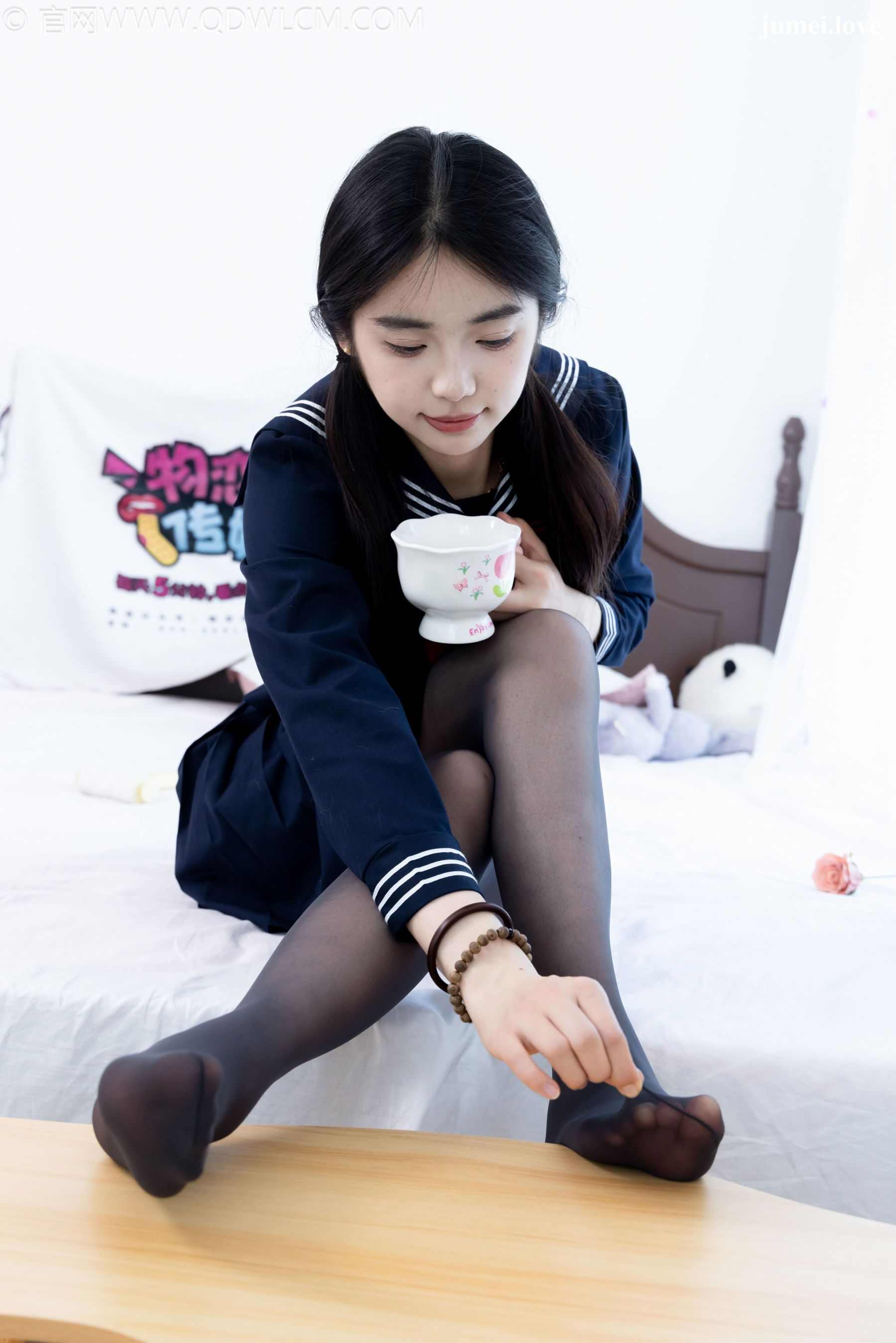 物恋传媒 No.2703 青提 - JK制服、皮鞋、薄黑丝 第31张