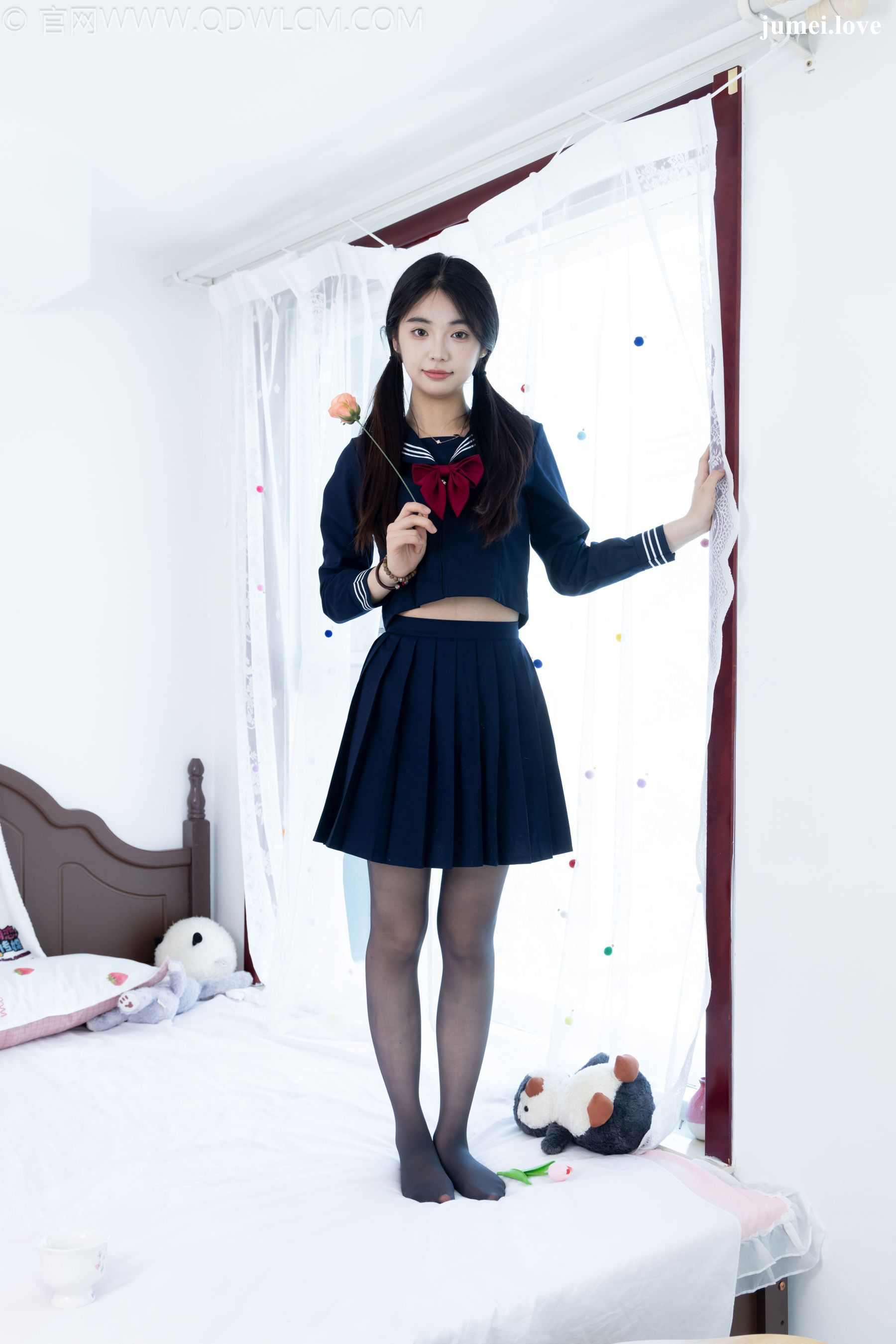 物恋传媒 No.2703 青提 - JK制服、皮鞋、薄黑丝 第36张