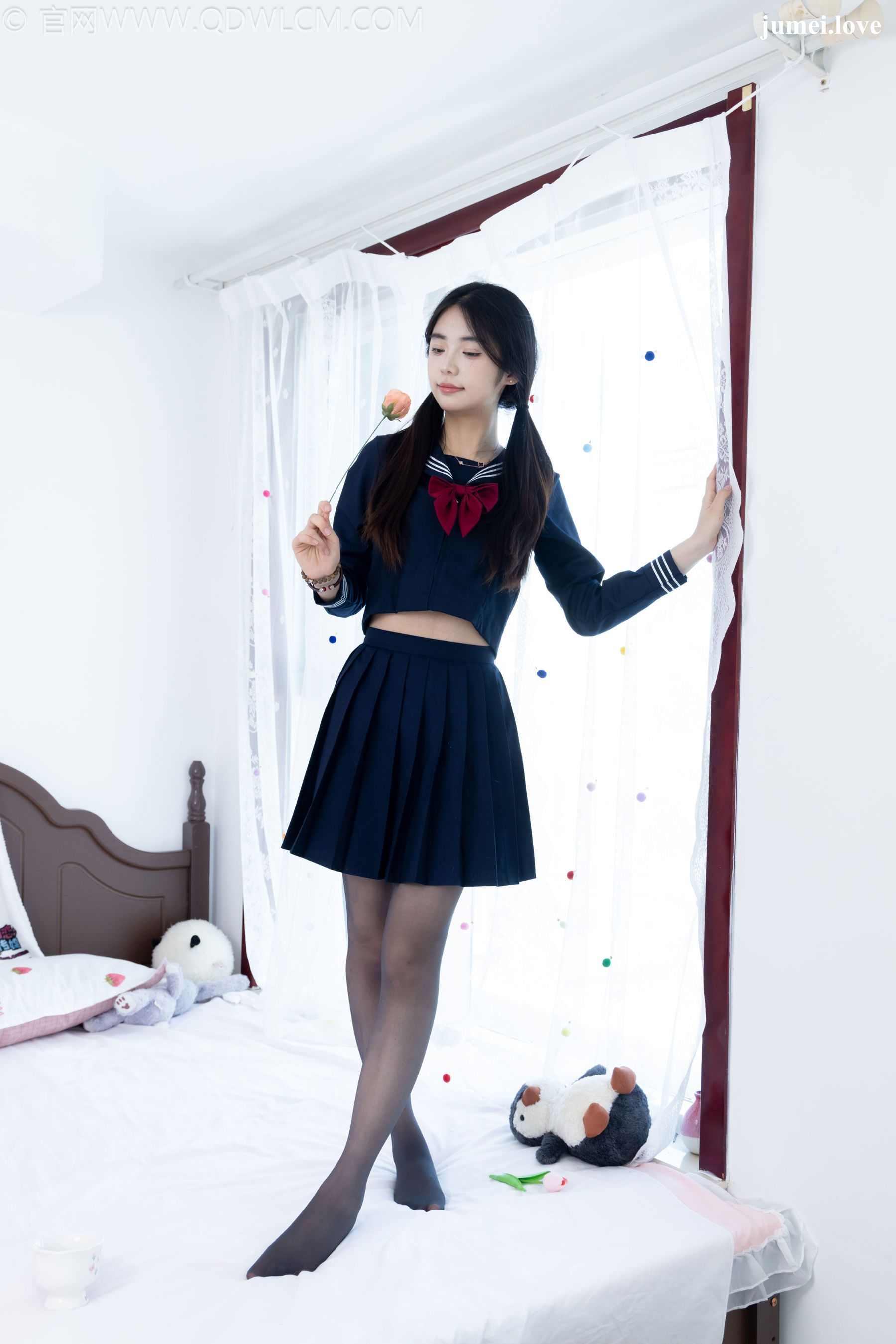 物恋传媒 No.2703 青提 - JK制服、皮鞋、薄黑丝 第37张