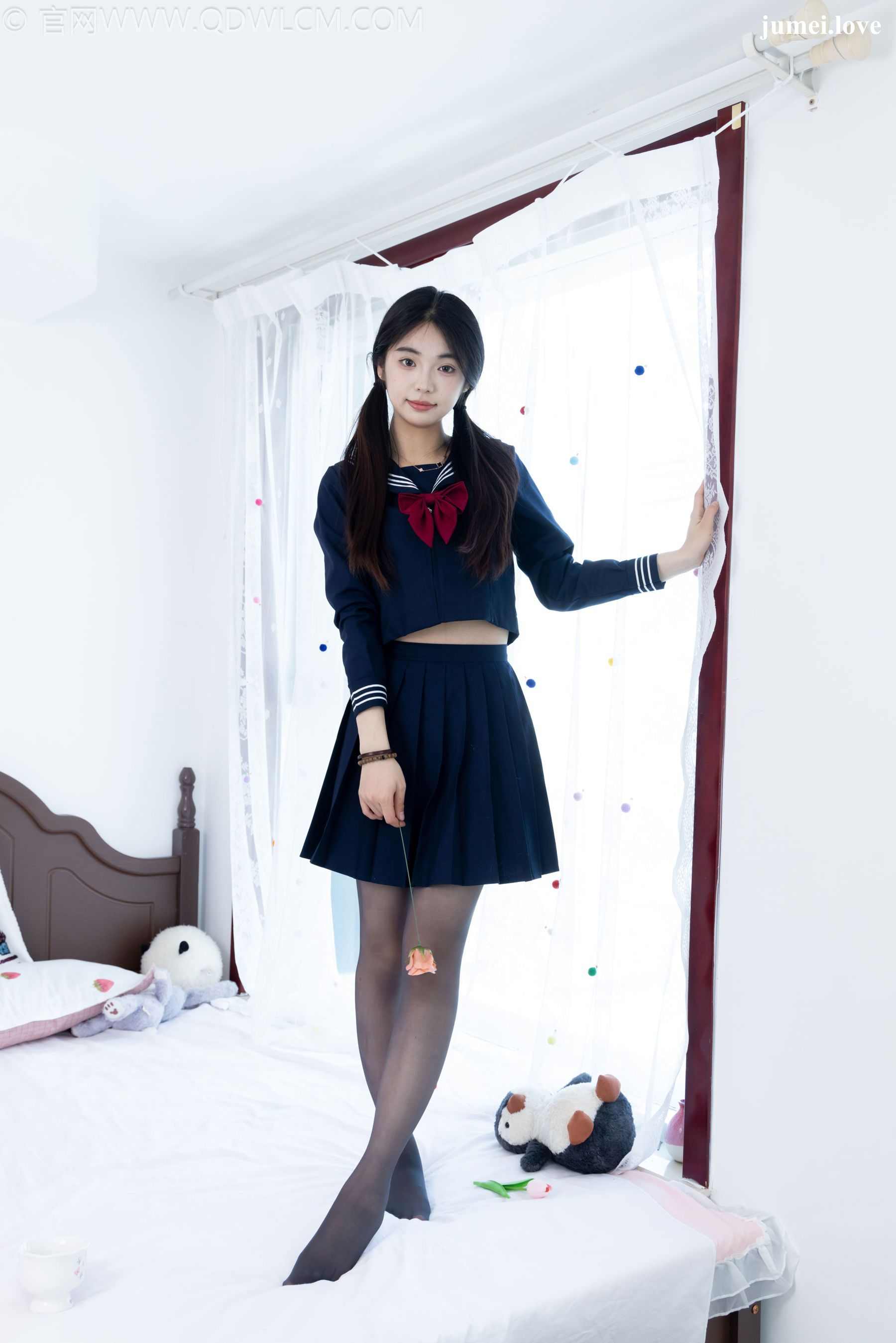 物恋传媒 No.2703 青提 - JK制服、皮鞋、薄黑丝 第38张