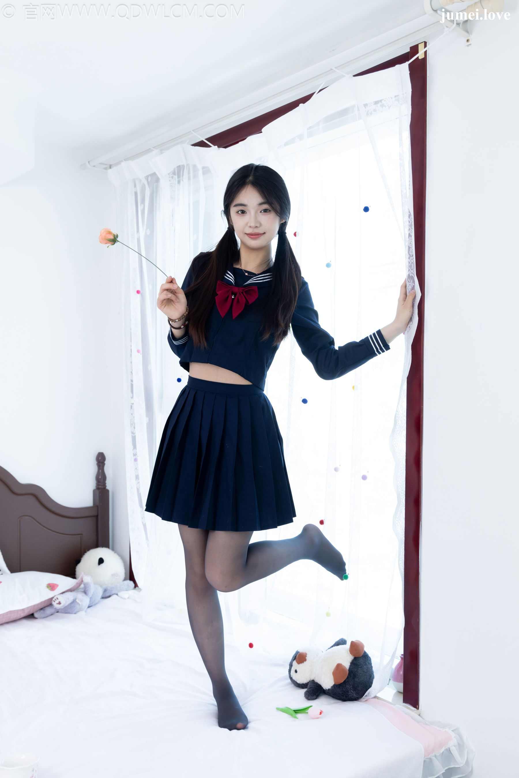 物恋传媒 No.2703 青提 - JK制服、皮鞋、薄黑丝 第39张