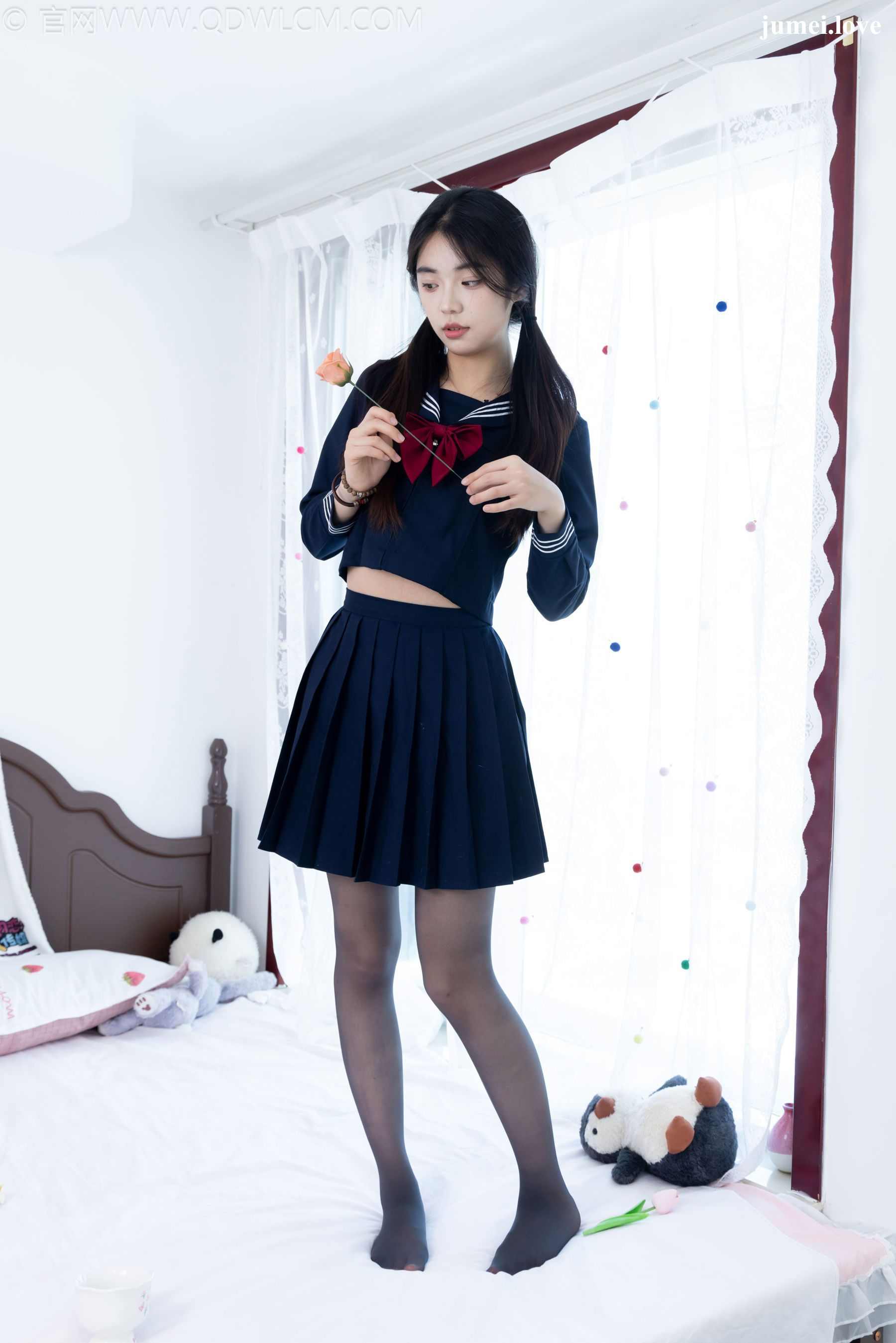 物恋传媒 No.2703 青提 - JK制服、皮鞋、薄黑丝 第42张
