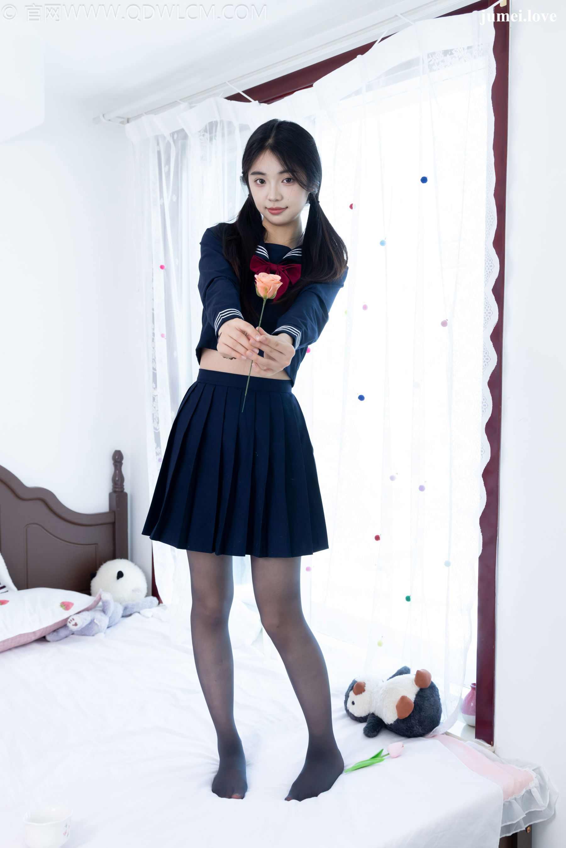 物恋传媒 No.2703 青提 - JK制服、皮鞋、薄黑丝 第43张