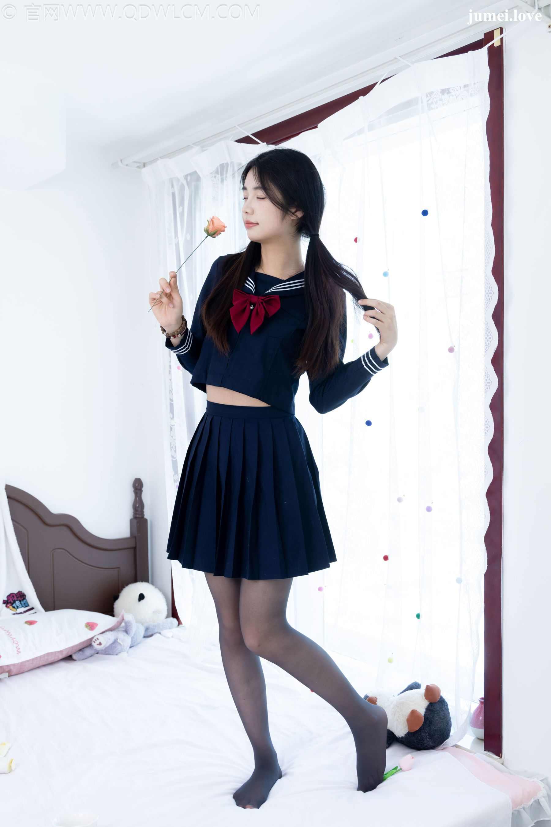 物恋传媒 No.2703 青提 - JK制服、皮鞋、薄黑丝 第44张