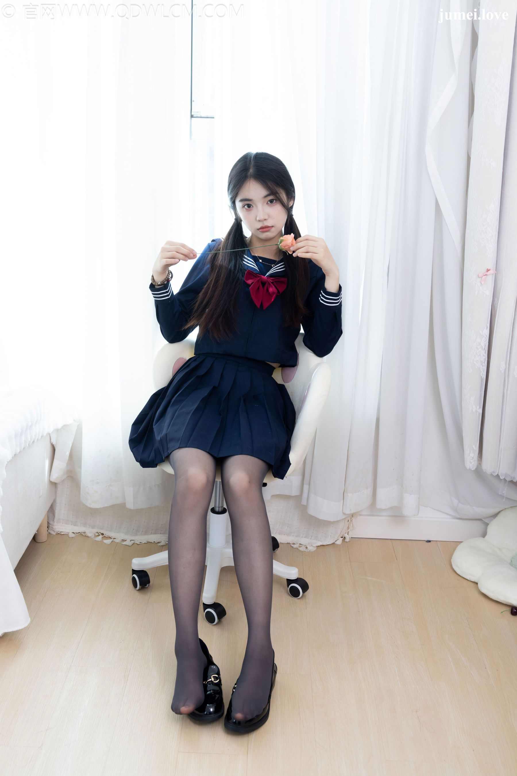 物恋传媒 No.2703 青提 - JK制服、皮鞋、薄黑丝 第52张