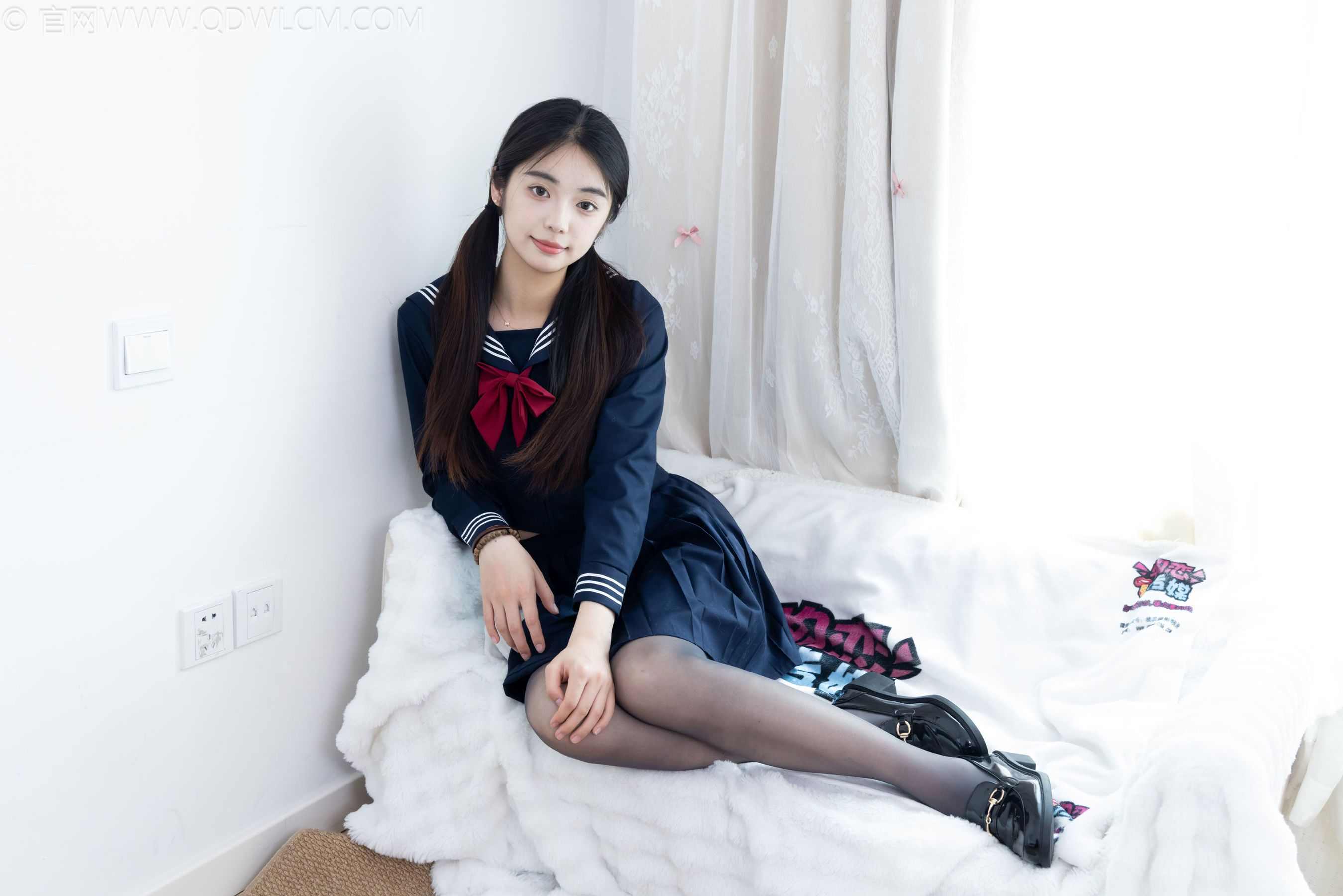 物恋传媒 No.2703 青提 - JK制服、皮鞋、薄黑丝 第62张