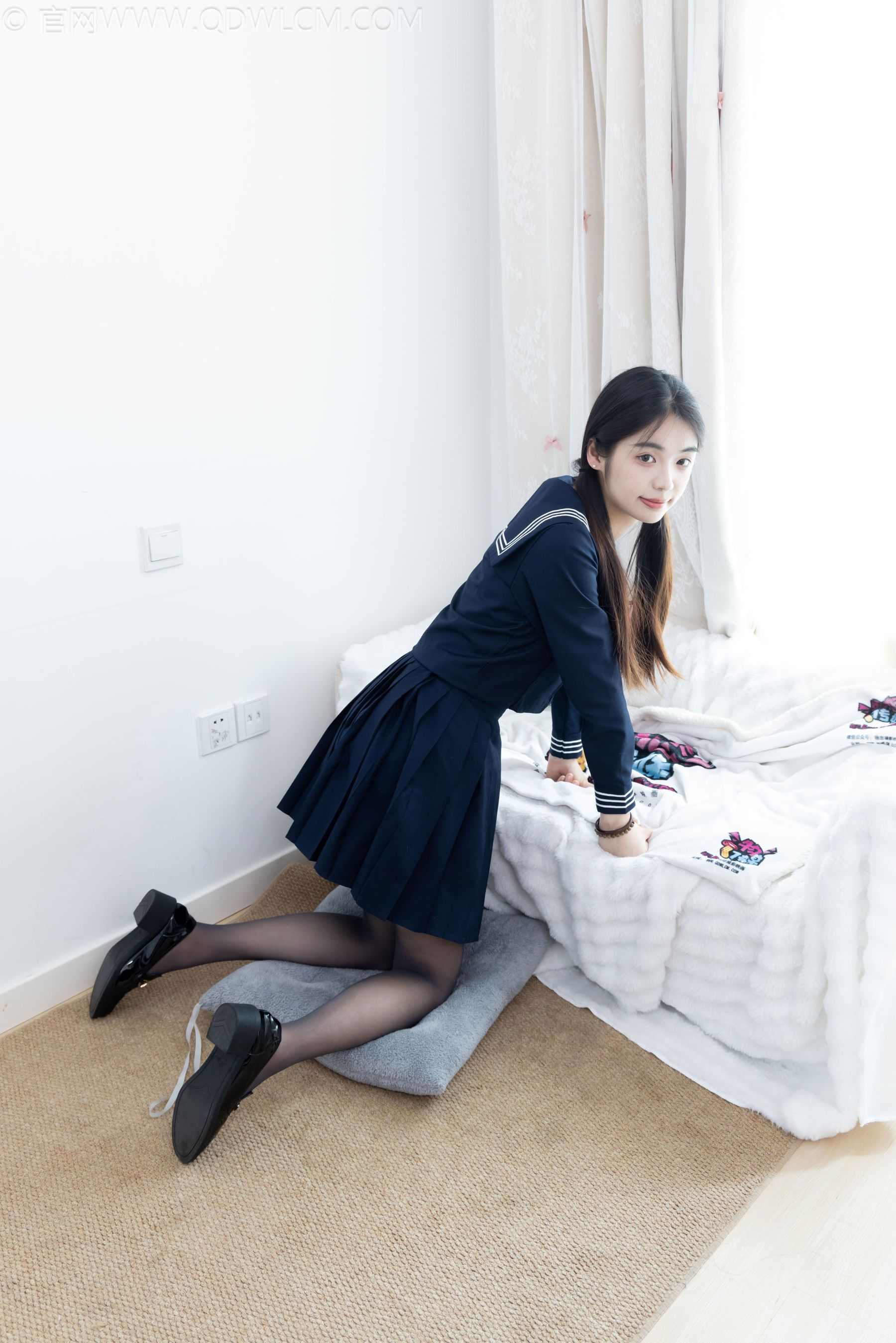 物恋传媒 No.2703 青提 - JK制服、皮鞋、薄黑丝 第69张