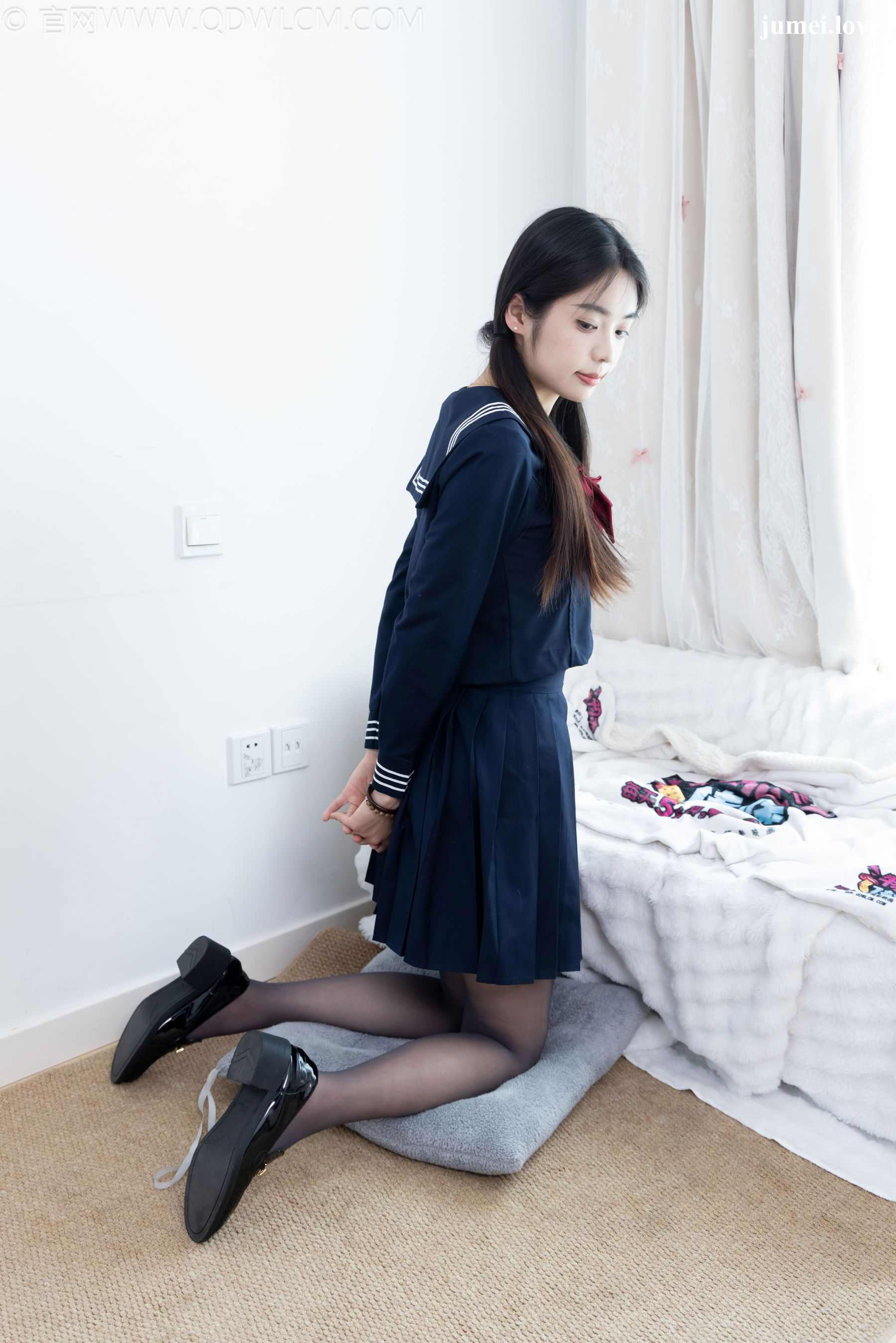 物恋传媒 No.2703 青提 - JK制服、皮鞋、薄黑丝 第70张