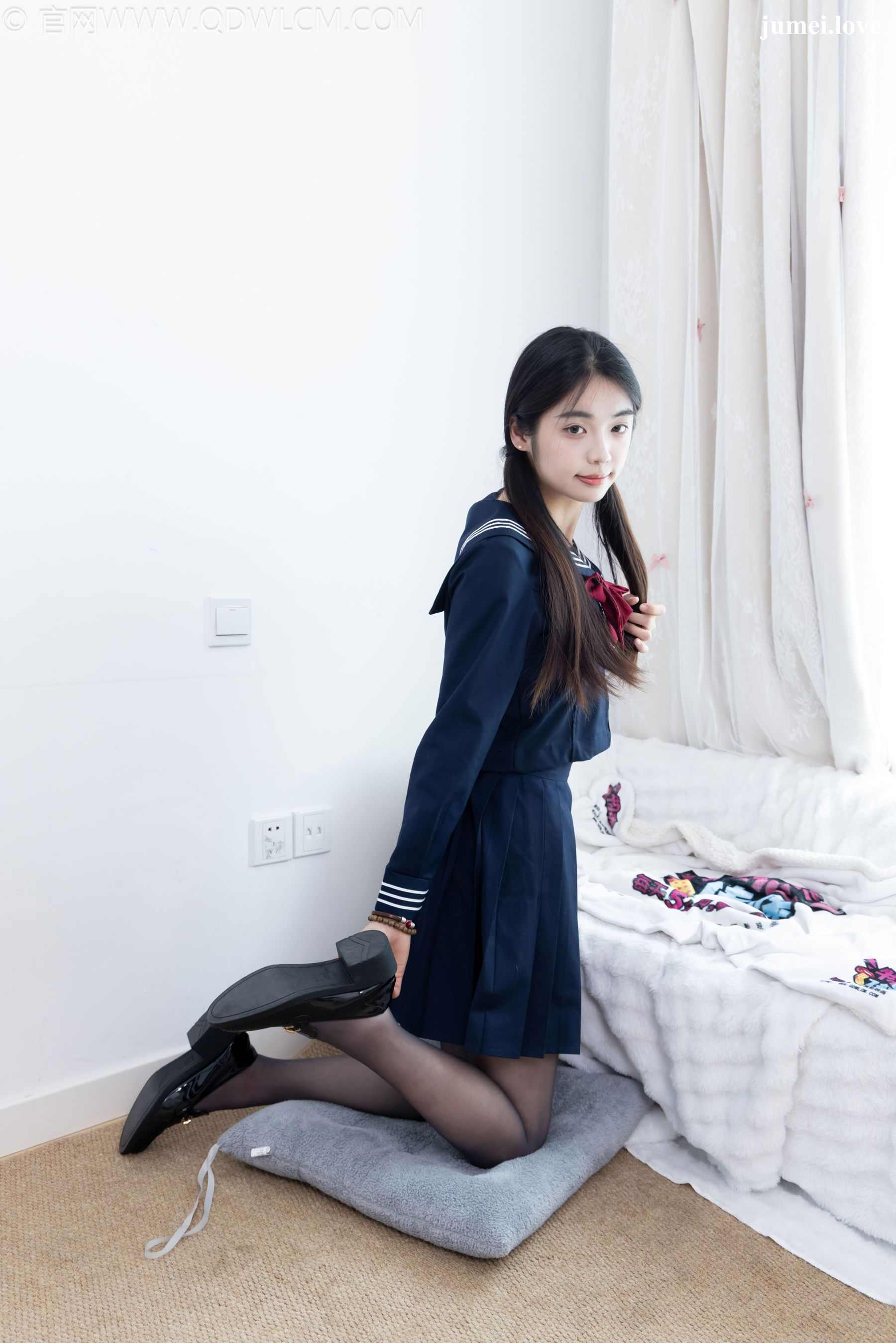 物恋传媒 No.2703 青提 - JK制服、皮鞋、薄黑丝 第71张