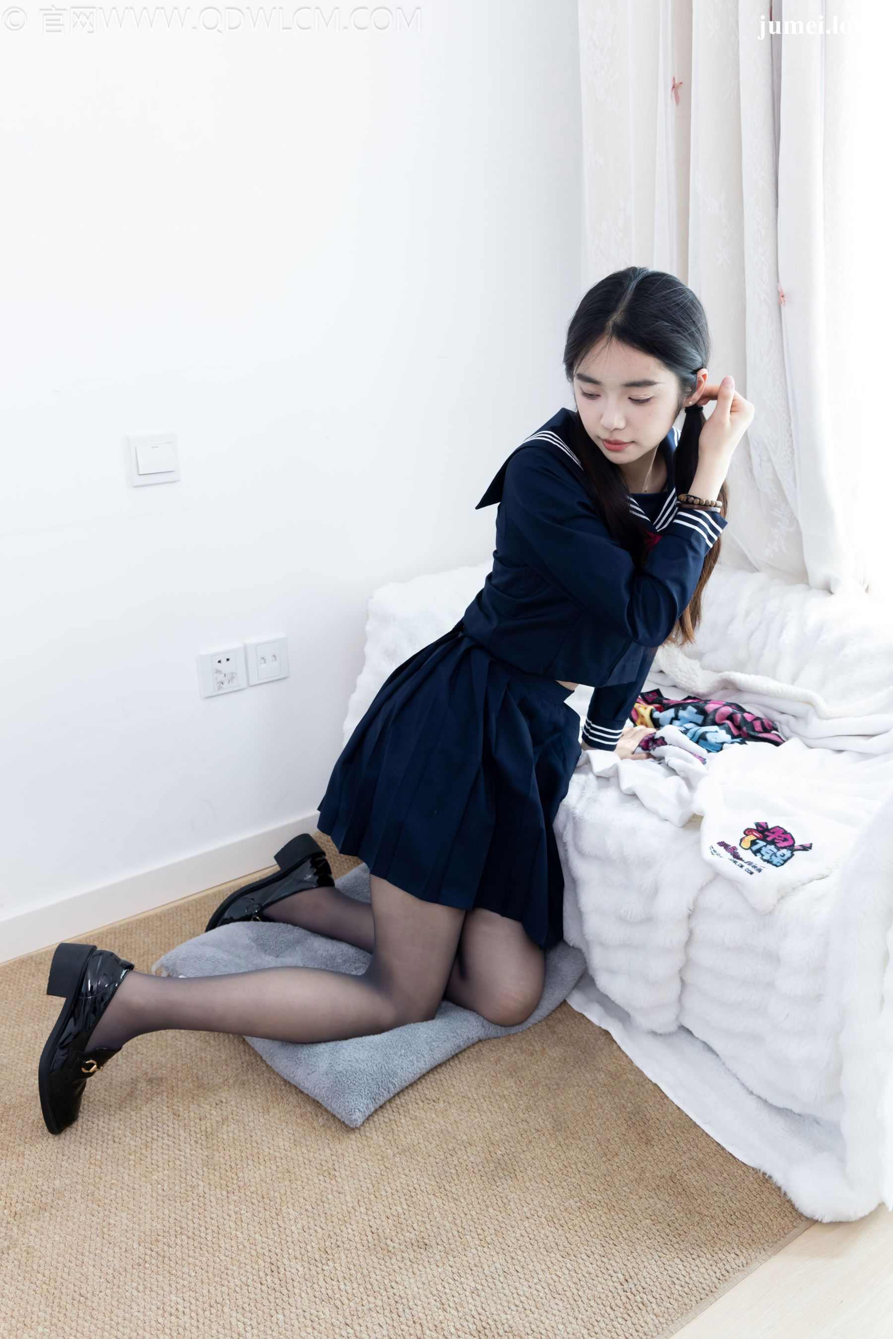 物恋传媒 No.2703 青提 - JK制服、皮鞋、薄黑丝 第79张