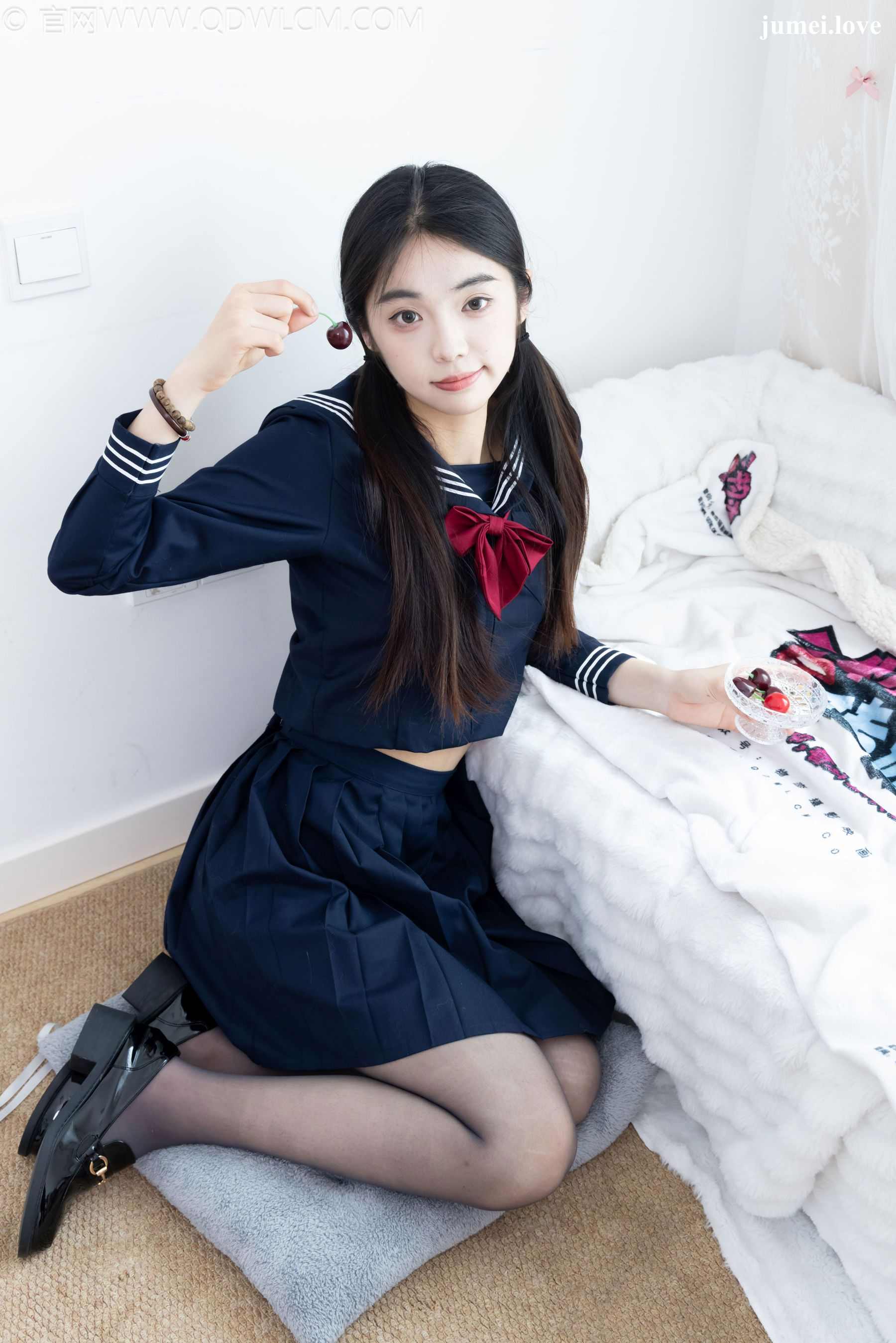 物恋传媒 No.2703 青提 - JK制服、皮鞋、薄黑丝 第89张