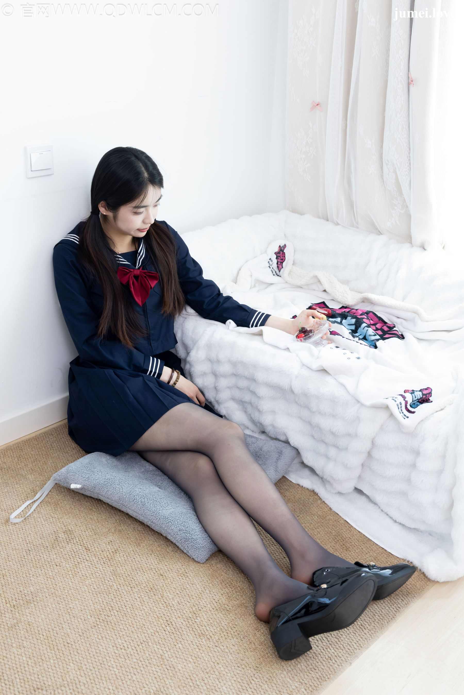 物恋传媒 No.2703 青提 - JK制服、皮鞋、薄黑丝 第94张