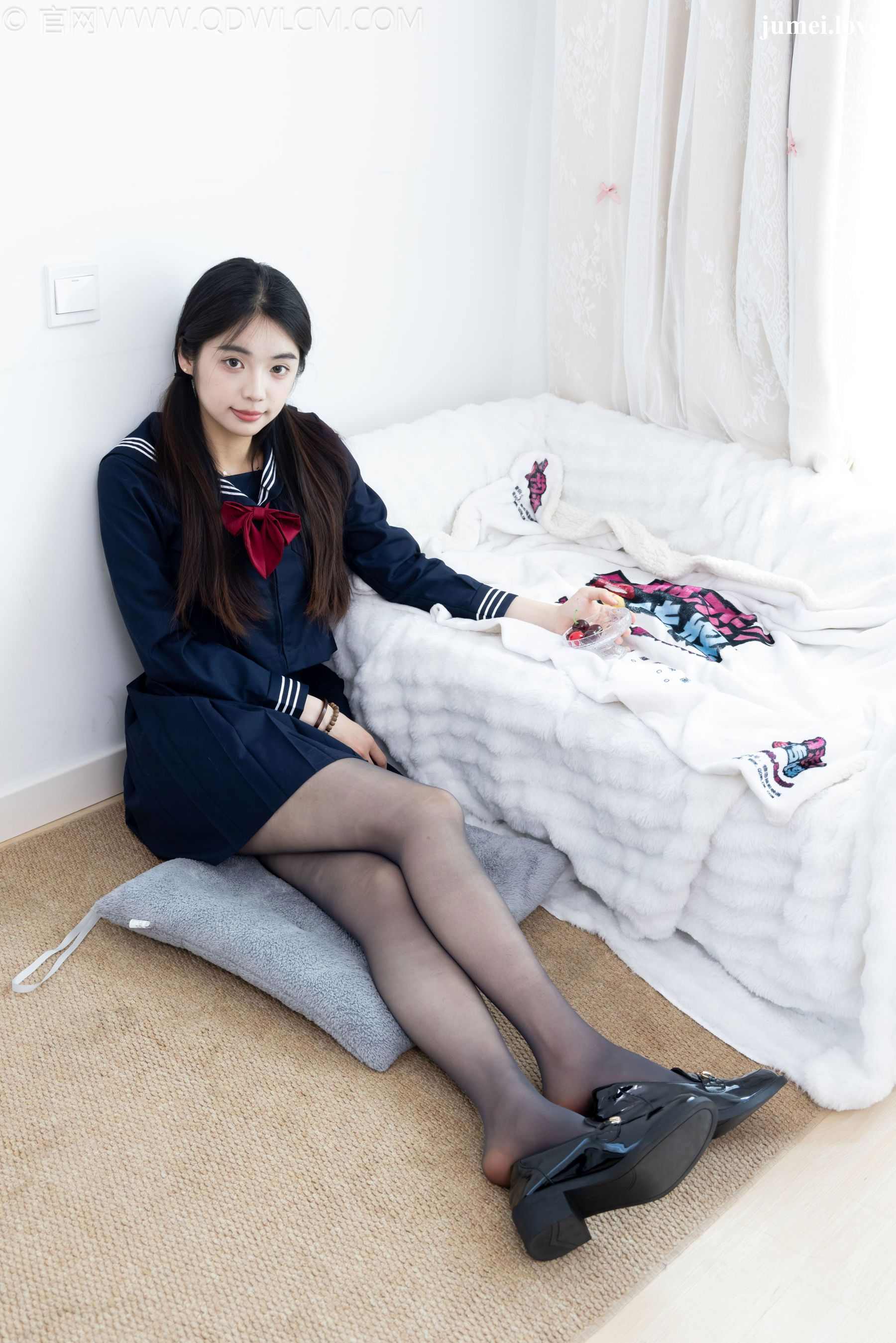 物恋传媒 No.2703 青提 - JK制服、皮鞋、薄黑丝 第95张