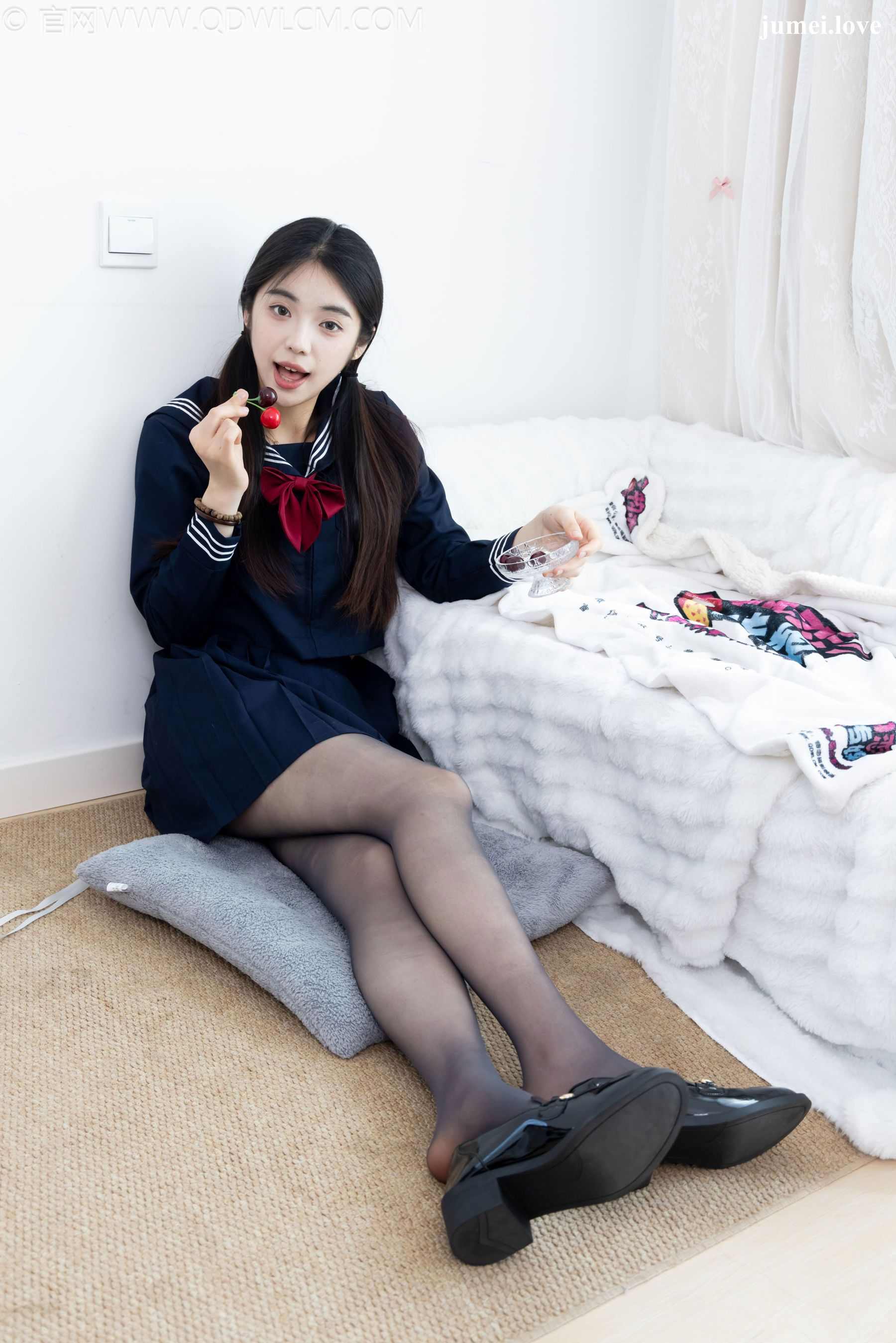 物恋传媒 No.2703 青提 - JK制服、皮鞋、薄黑丝 第97张