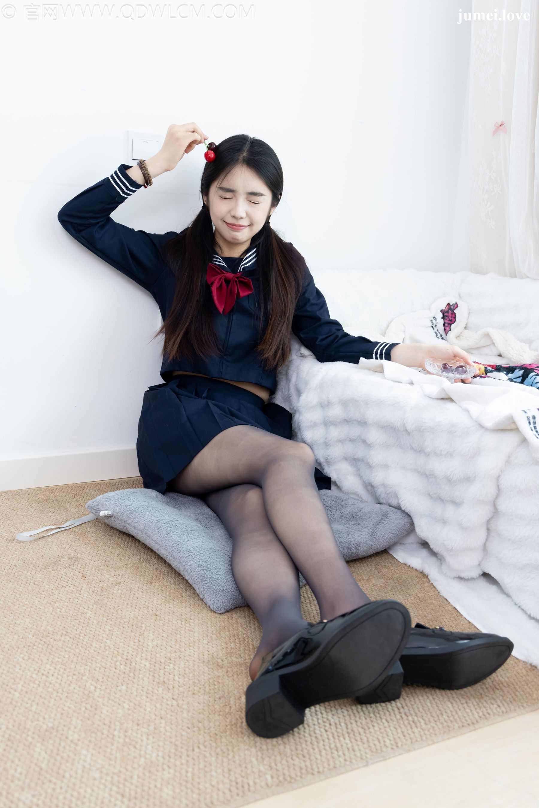 物恋传媒 No.2703 青提 - JK制服、皮鞋、薄黑丝 第98张