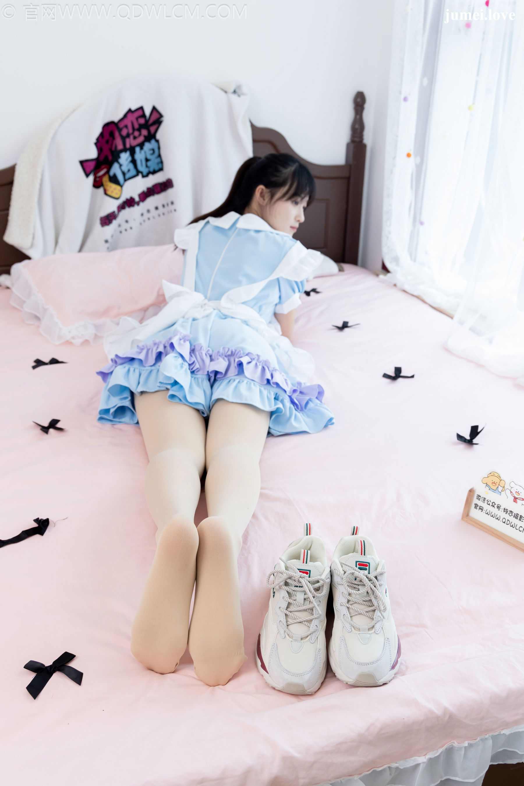物恋传媒 No.2704 山奈 - 女仆装、运动鞋、厚肉丝 第21张