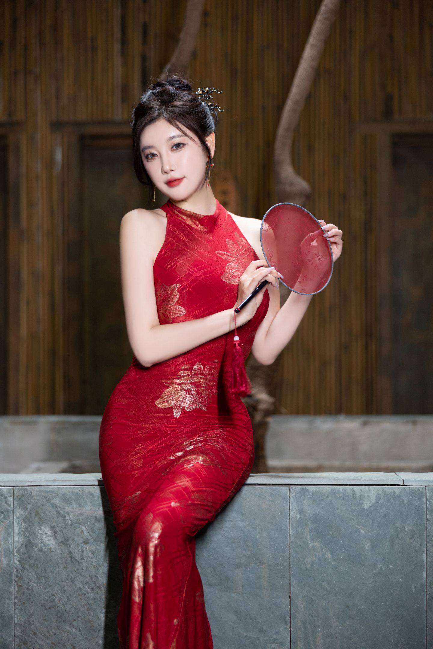 杨晨晨 NO.016 内购无水印 NO.8996 红色旗袍