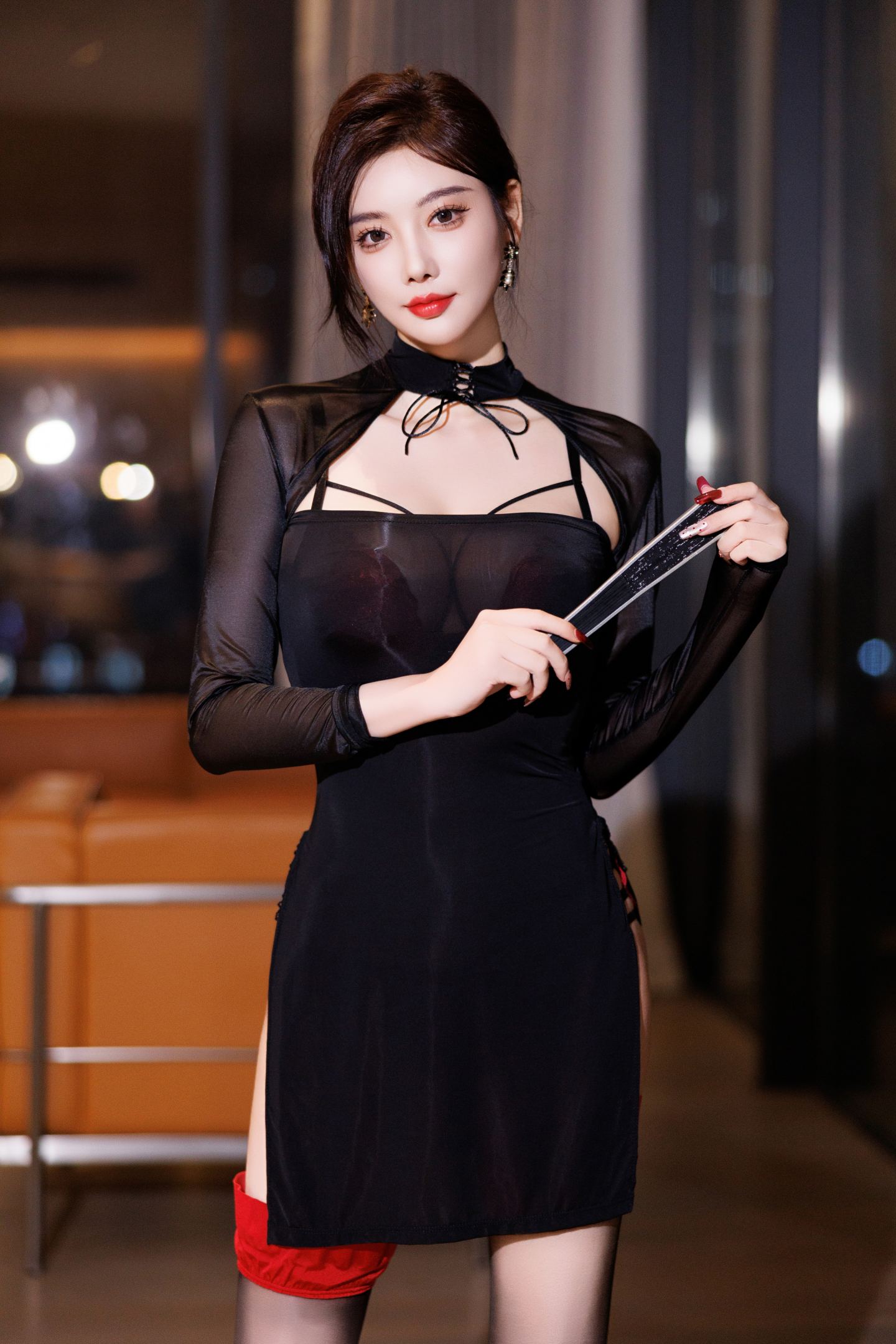 杨晨晨 NO.035 内购无水印 NO.9599 性感短裙