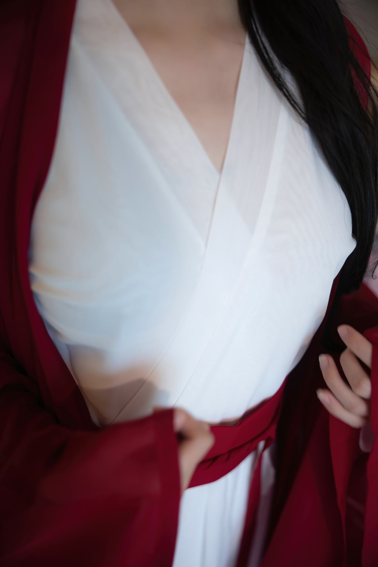 谢小蒽 NO.010 内购无水印 古风红袍笛子