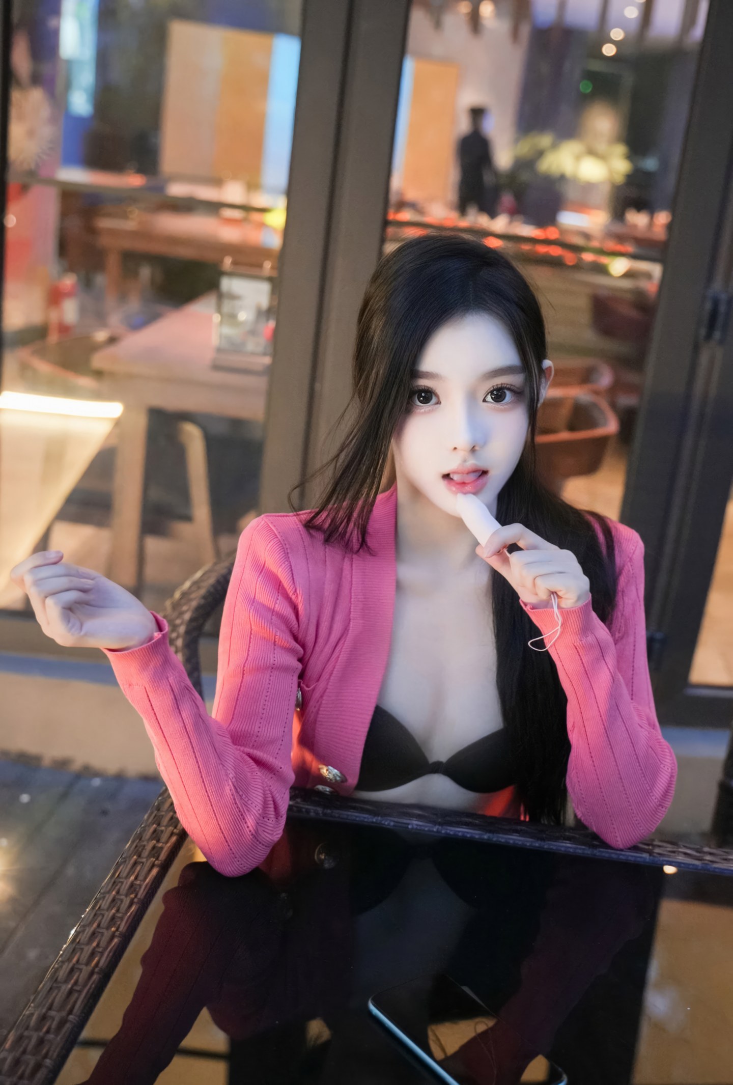 龙雪儿 NO.001 内购无水印 NO.8091 红衣牛仔裤