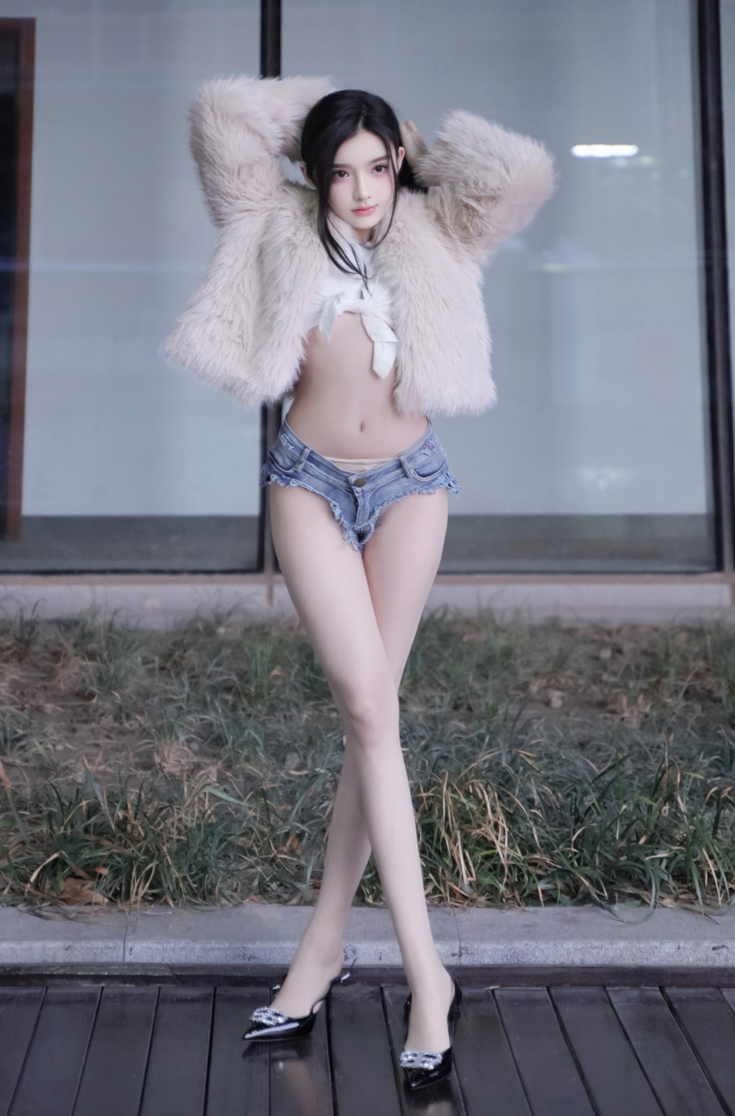 龙雪儿 NO.004 内购无水印 NO.8261 牛仔短裤