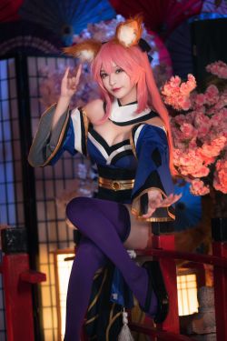 [Cosplay写真] 动漫博主铁板烧鬼舞w - 玉藻前 原皮