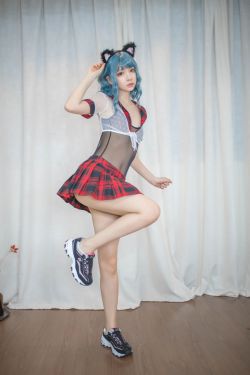 [Cosplay写真] 疯猫ss - 蓝发