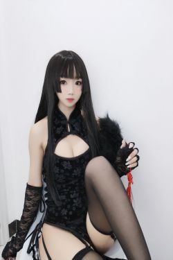 白嫩美少女鬼畜瑶 黑色旗袍
