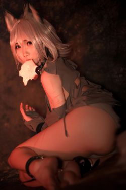[COS福利] 动漫博主曉美媽 - 奴隶狼少女