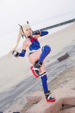 [网红COSER写真] 动漫博主G44不会受伤 - 玛丽连体衣