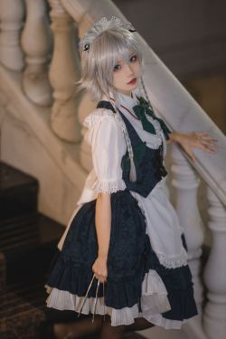 [福利COS] 花柒Hana - 星雨咲夜女仆