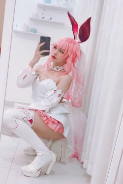 [福利COS] PingPing - Yae Sakura Wedding dress