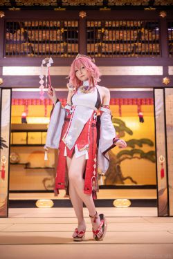 [Cosplay] [my suite] Atsuki あつき - Genshin Impact Yae Miko & Kujou Sara - 2