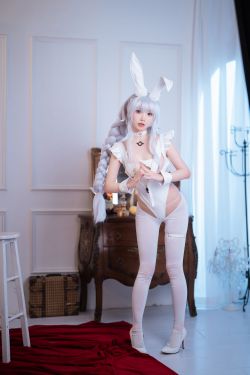 可爱人气Coser 面饼仙儿 - 碧蓝航线 恶毒兔女郎