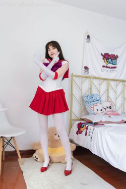 物恋传媒 No.2373 兮兮 - cos制服、高跟鞋、厚白丝
