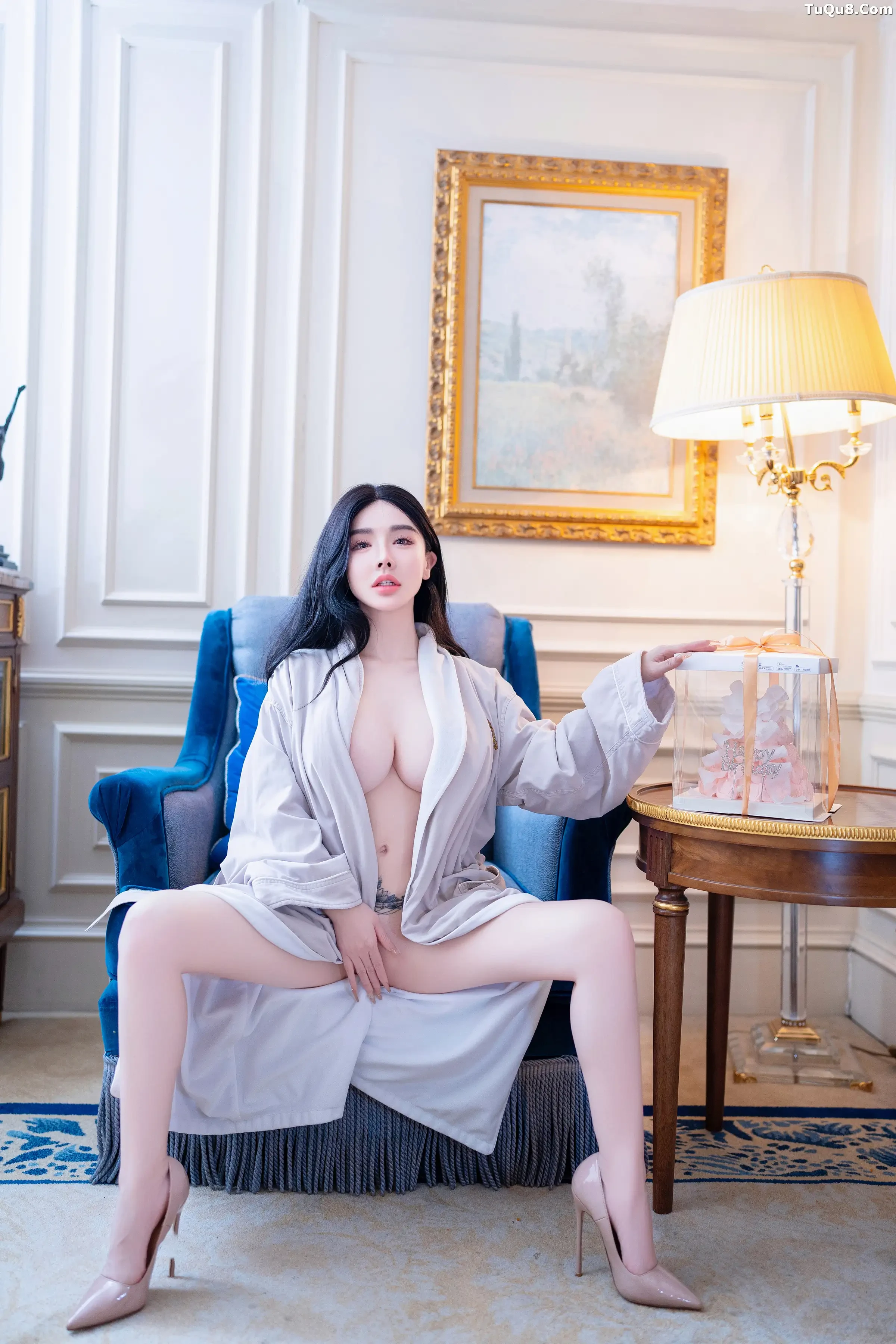 .B010 秀人番外 潘思沁 性感浴袍 主题写真 []90P